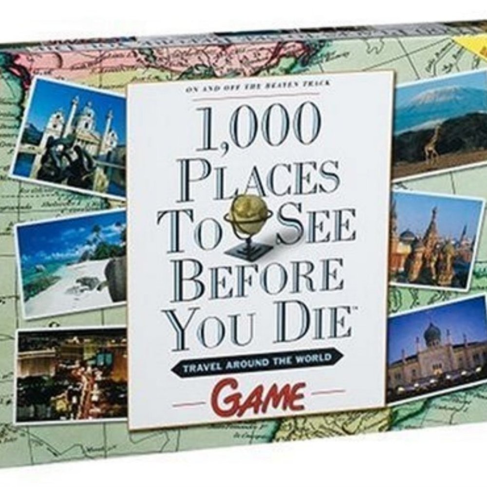 1,000 Places to See Before You Die Board Game Travel Around the World - Complete